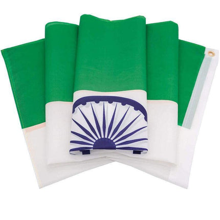 Large India Indian Flag Heavy Duty Outdoor Diwali Divali IN 90x150cm - 3x5ft AU - Aimall