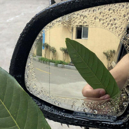 2PCS Fog Anti-glare Car Rearview Mirror Trim Film Cover Rainproof Accessories AU - Aimall