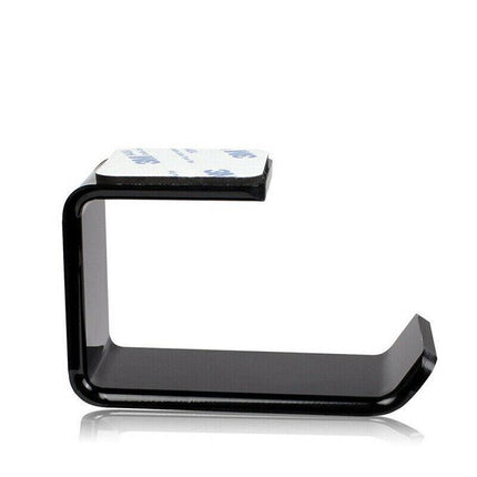 Mount Holder Hook Dual Headset Tape New Clever Headphone Stand Hanger Under Desk - Aimall