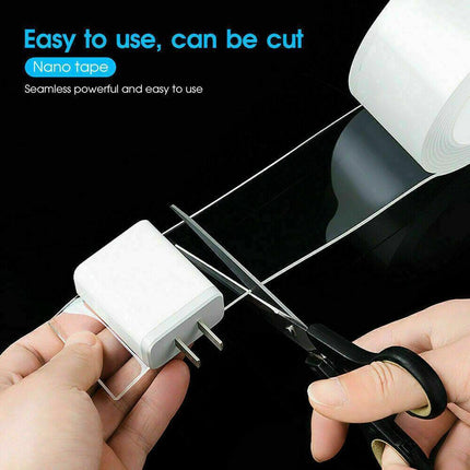 Double Sided Nano Tape Clear Adhesive Traceless Invisible Gel Anti-Slip AU Stock - Aimall