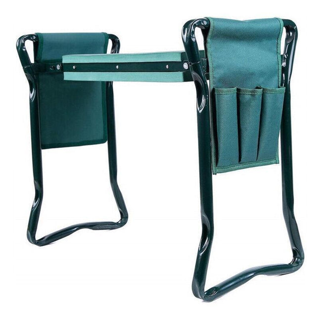 3-IN-1 Garden Kneeler Kneeling Padded Pads Seat Stool w/ Gardening Work Tool Bag - Aimall