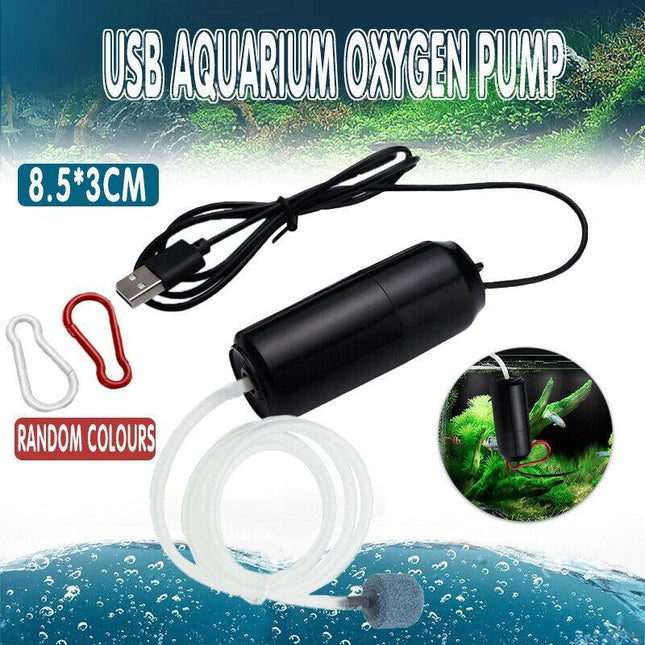 USB Aquarium Oxygen Pump Mini Fish Tank Air Pump Compressor Aerator Accessories - Aimall