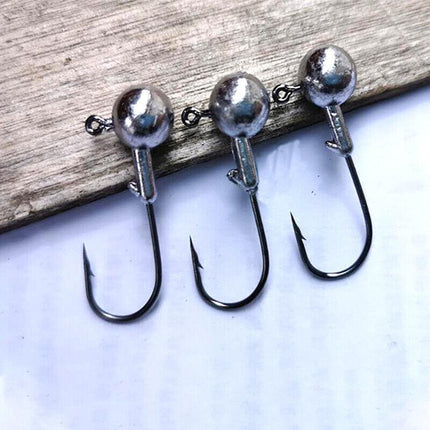 20PCS Jig Heads High Chemically Sharpened Hooks, Fishing Tackle AU - Aimall