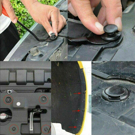 731x Car Trim Body Clips Kit Rivets Retainer Auto Panel Bumper Plastic Fastener - Aimall