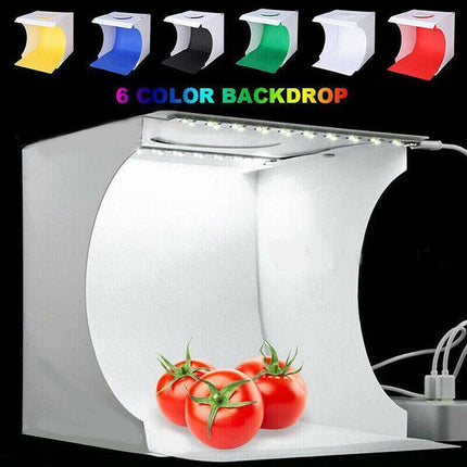 Light Tent Portable Light Box Photography Photo Studio Light Room + 6 Backdrops - Aimall