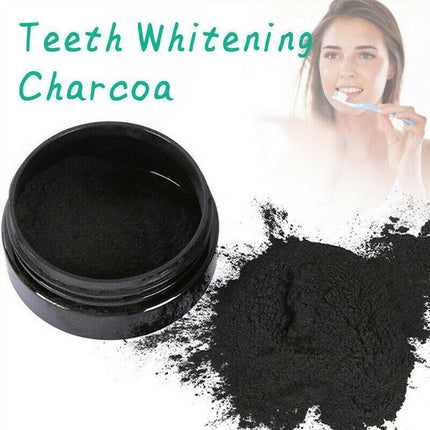 Carbon Coco Organic Teeth Whitening Powder Coconut Charcoal Tooth Polish White - Aimall