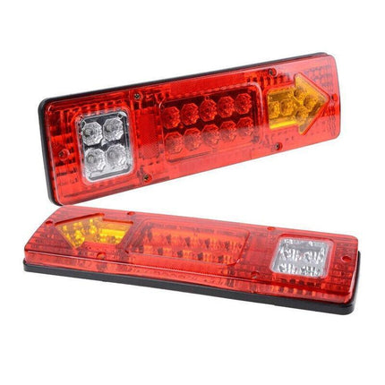 2X LED Tail Lights Stop Reverse Indicator 12V Ute Utv Trailer Caravan Truck Boat - Aimall