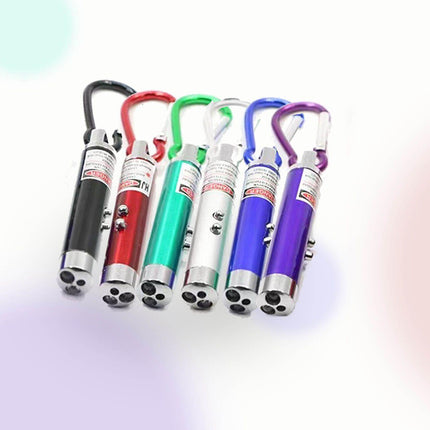Cat Toys Laser Pointer Cat Laser Toy Pen Catch the LED Light Interactive - Aimall