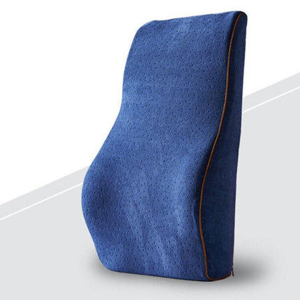 Memory Foam Lumbar Back Support Cushion Seat Waist Back Pillow Home Car Office - Aimall
