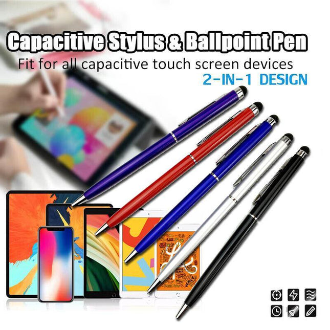 5/10X Capacitive Touch Screen Stylus Ball Pen for Apple iPhone iPad iPod Samsung - Aimall