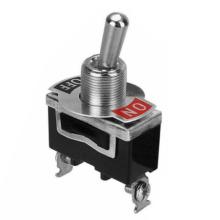 10x 12V Toggle Flick Switch Waterproof ON/OFF Car Dash Light Metal 12 Volt Boot - Aimall