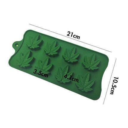 8 Maple Leaf Silicone Mold Baking Moulds For Mousse Cake Fondant Chocolate Candy - Aimall