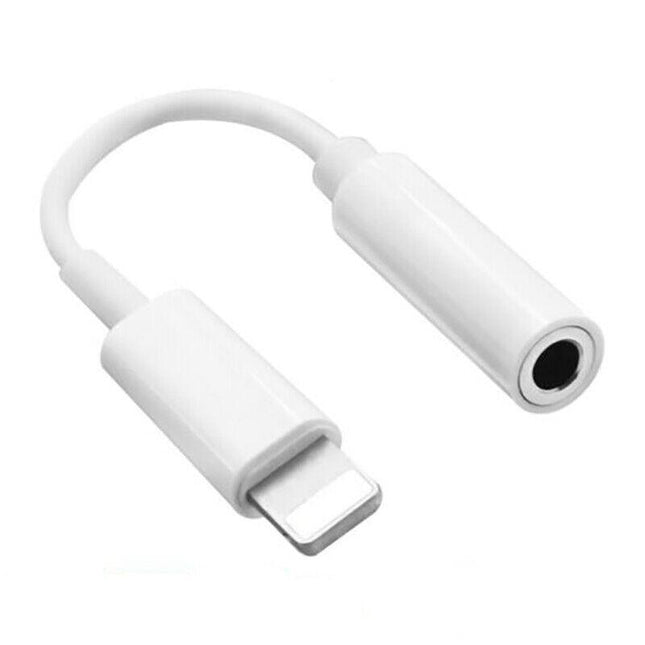iPhone iPad 3.5mm Headphone Earphone Jack Adapter Adaptor Audio Connector Calls - Aimall