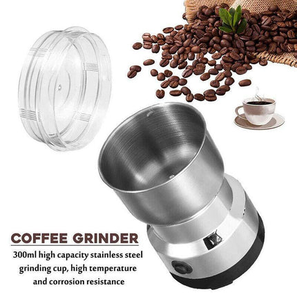 Electric Coffee Grinder Nut Bean Spice Milling Stainless Steel Grinding Machine - Aimall