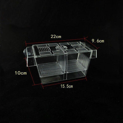 Large Breeding Aquarium Fish Tank Guppy Hatchery Breeder Rearing Isolation Box - Aimall