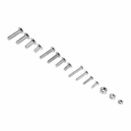 M3 M4 M5 304 500PCS Stainless Steel Hex Socket Button Head Bolts Screws Nuts Kit - Aimall