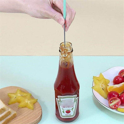 Mini Silicone Telescopic Spatula Multipurpose Double-Headed Cream Cake Scraper - Aimall