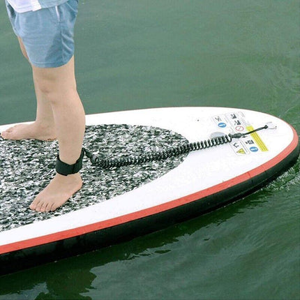10' Coiled Leg Rope SUP Paddleboard Surfboard Leash Wrist Leash Ankle Leash Surf - Aimall