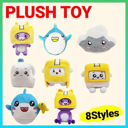 BOXY + FOXY + ROCKY Plush Soft Stuffed Toy Kid Game Figure Plushie Doll - Aimall
