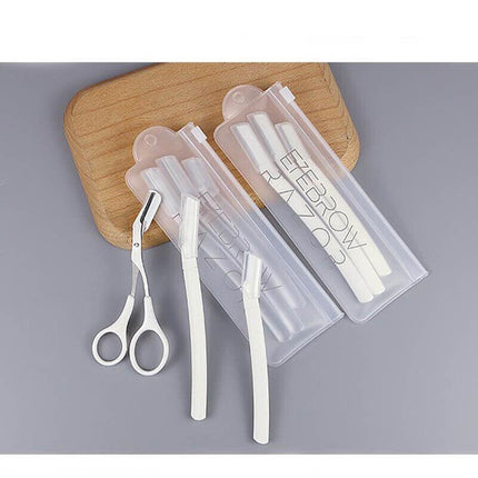 3 PCS Women's Eyebrow Razor Dermaplaning Kit Facial Hair Shaving Razor Tool Kit - Aimall