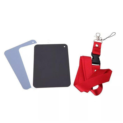 White Balance Card 18% Grey/White/Black Exposure Digital Manual photography AU - Aimall