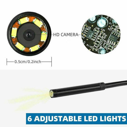 Waterproof HD Endoscope USB Type-C Borescope Inspection Snake Camera For Android - Aimall