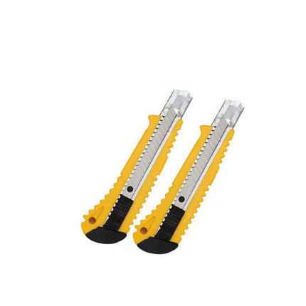 Heavy Duty Box Cutter Pack Snap Off Retractable Blade Long Last Hand Craft Tool - Aimall