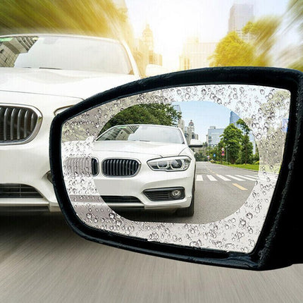 2PCS Fog Anti-glare Car Rearview Mirror Trim Film Cover Rainproof Accessories AU - Aimall