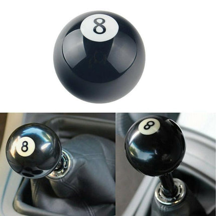 Black 8 Billiard Car Shift Knob Universal - Aimall