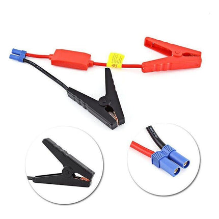 Car Portable Jump Starter Cable Alligator Clamp Clip Connector Battery EC5 Plug - Aimall