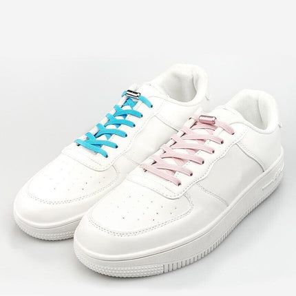 No Tie Locked Elastic Shoelace Shoe Lace Lazy Laces Sports Sneakers Kids Adults - Aimall