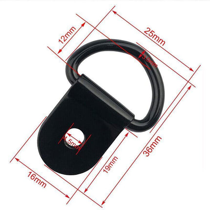 30PCS Black D-Ring Tie Down Stainless Steel Heavy Duty Anchor Point Universal AU - Aimall