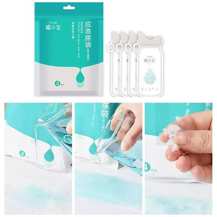 700ML Portable Disposable Urine Pee Bag Toilet Bags Camping Car Emergency Travel - Aimall