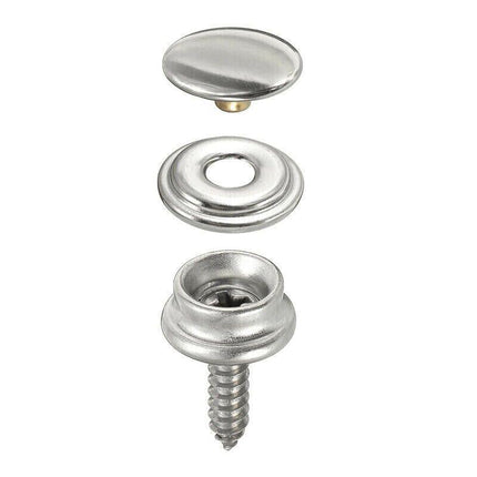 62PCS Stainless Steel Canvas to Screw Press Stud Snap Kit Boat Cover OZ Stock - Aimall