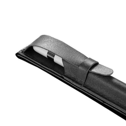 PENCIL HOLDER CASE PROTECTIVE SLEEVE POUCH TABLET FOR APPLE IPAD PEN Black Brown - Aimall