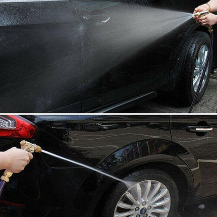 2PCS High Pressure Water Spray Gun Brass Nozzle Garden Hose Pipe Lawn Car Wash - Aimall