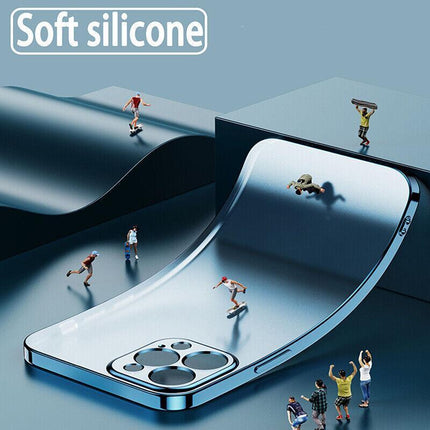 For iPhone 13 12 11 Pro Max Case Thin Matte Ultra Slim Shockproof Clear Cover AU - Aimall