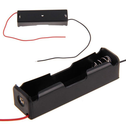 8 PACK 18650 Single Battery HOLDER Case Rechargeable 18650 Wire Lead LITHIUM - Aimall