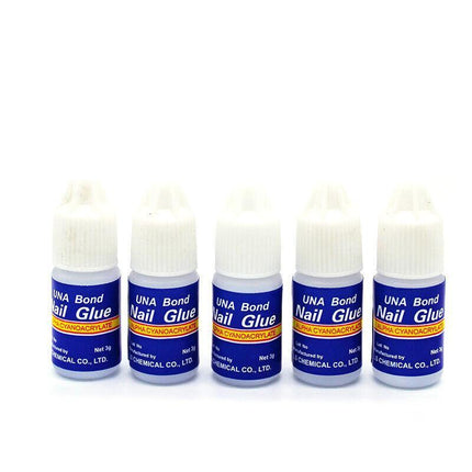 10PCS 3G Nail Art Glue Acrylic UV Gel Fake Nails Sticker Tip Polish Ma AU Stock - Aimall