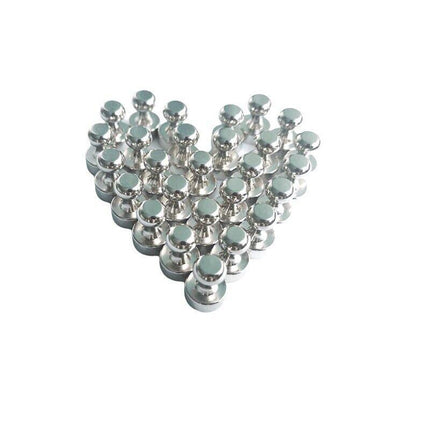 6/12/24PCS Strong Fridge Magnets Neodymium Magnetic Crafts Whiteboard Push Pins - Aimall