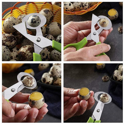 Pigeon Quail Egg Scissors Cracker Opener Cigar Cutter Tool Stainless Steel - Aimall