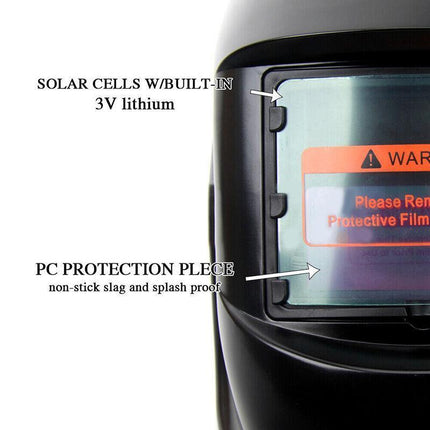 Auto Darkening Solar Welding Helmet Mask Arc Tig Mig Skull Welder Machine AU - Aimall