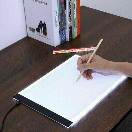 A4 LED Light Box Tracing Drawing Board Art Design Pad Copy Lightbox Day & Light - Aimall