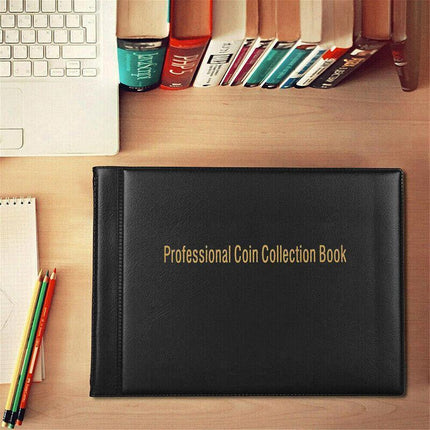 240 Coin Holder Collection Storage Collecting Money Penny Pockets Album Book AU - Aimall