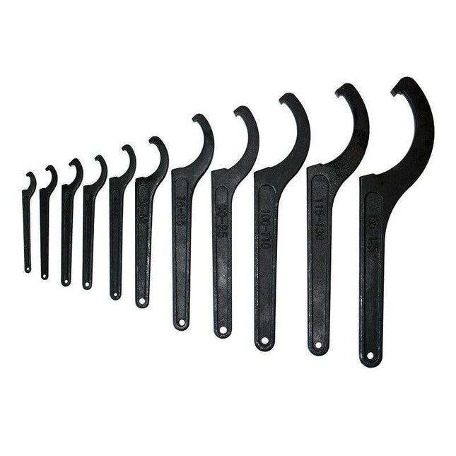 Motorcycle Bike Adjustable Hook Wrench C Spanner Repair hand Tools 22-160mm AU - Aimall