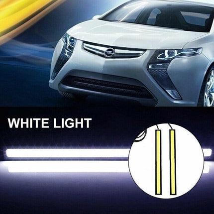 10X 12V Waterproof White DRL LED Strip Lights Bars Camping Caravan Boat Car COB - Aimall