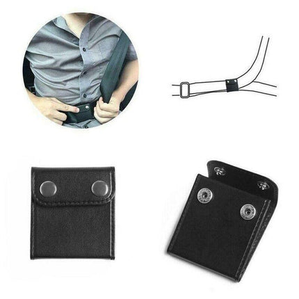 2PCS Car Safety Seat Belt Clip Adjuster Buckle Strap Stopper Clamps Comfort Safe - Aimall