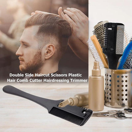 Professional Hairdressers Razor Comb Razor DIY Hair Cutting Thinning Trimmer AU - Aimall