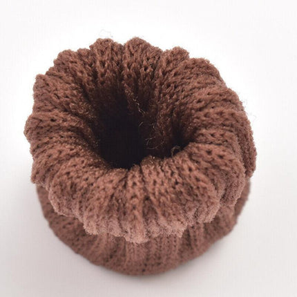 24PCS Knitted Table Chair Leg Socks Sleeve Floor Protector Furniture Feet Covers - Aimall