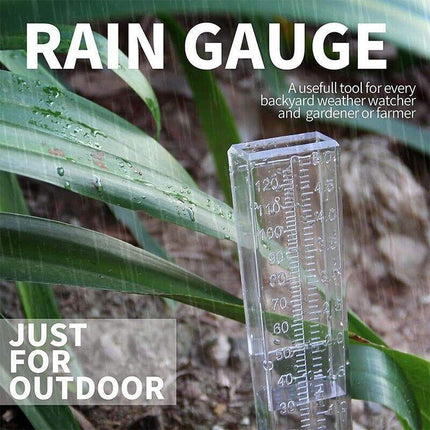 1PC RAIN GAUGE Water Catchment Device Weather Outdoor 120mm Professional - Aimall